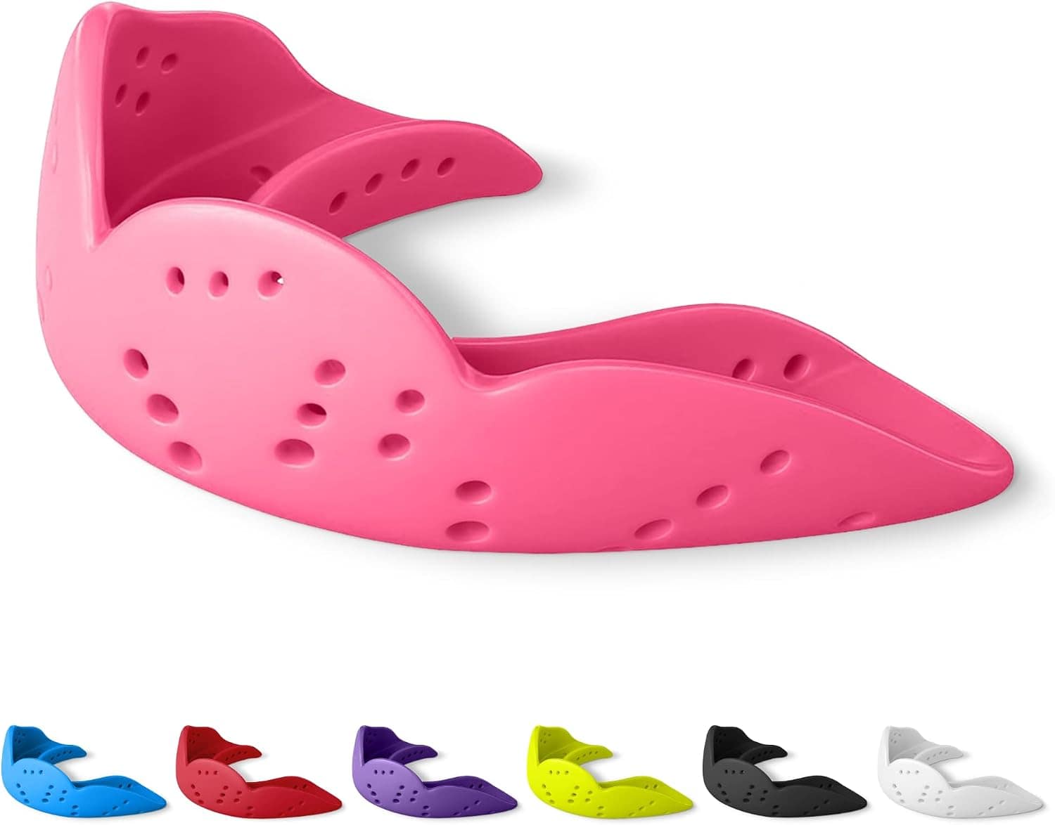 Aero Medium Mouthguard, Hot Pink