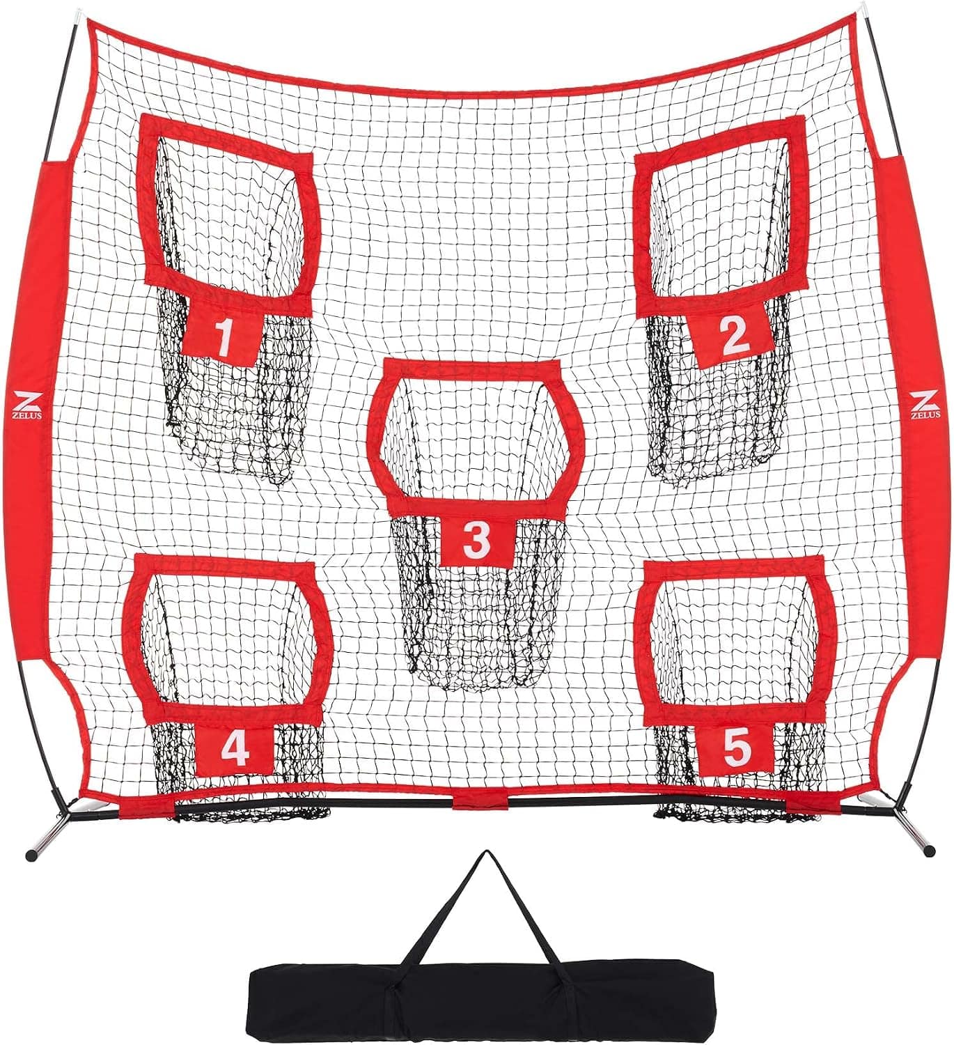 Football Trainer Throwing Net