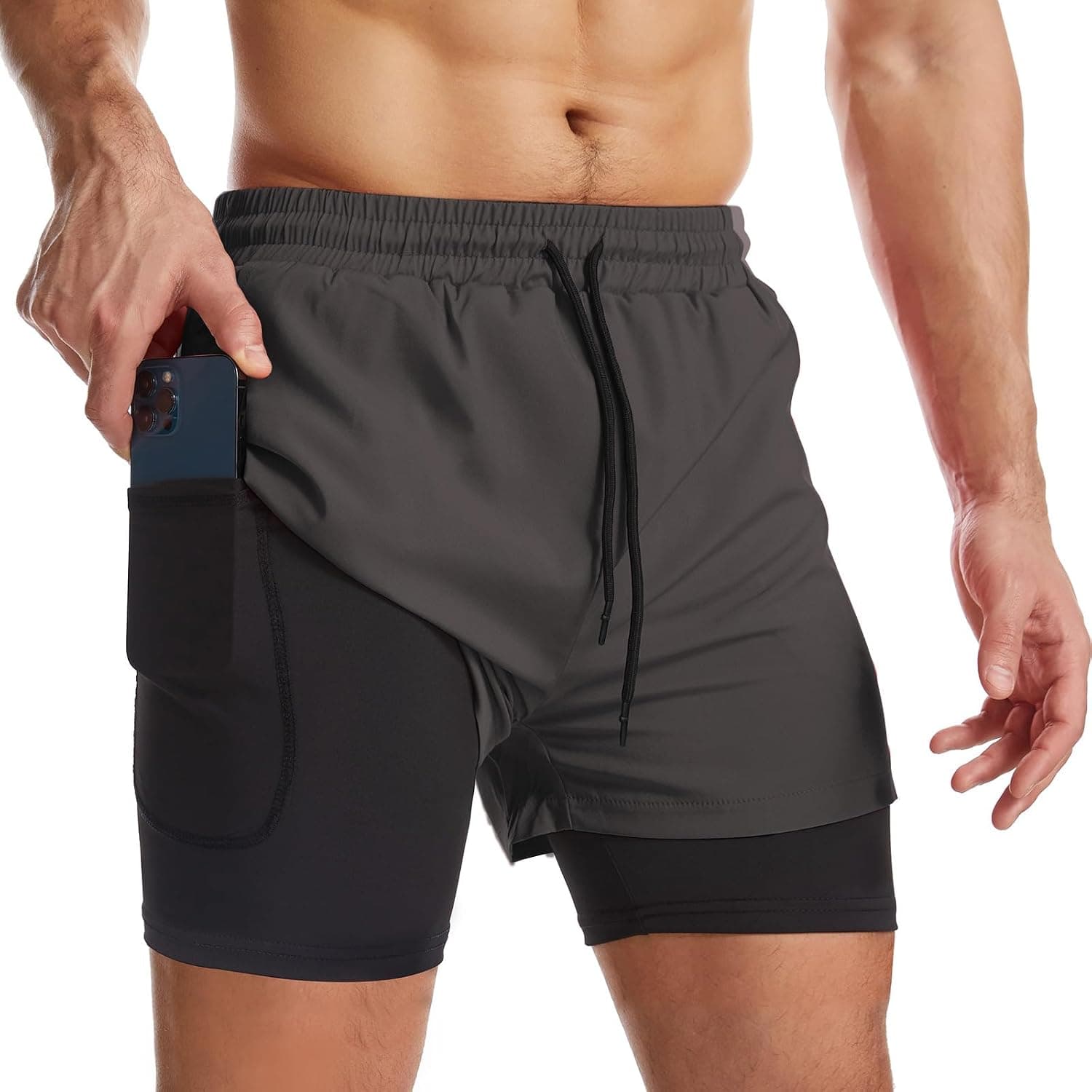 Surenow Mens 2 in 1 Running...