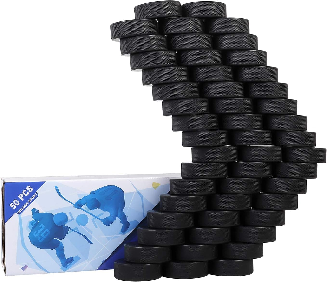 Ice Hockey Pucks, 50pcs
